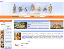 Tablet Screenshot of onlinedarshan.com